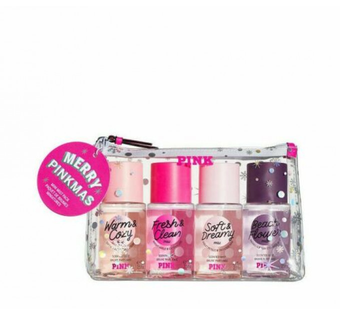 Подарочный набор Victoria's Secret PINK Mini Mist Travel Size в сумочке